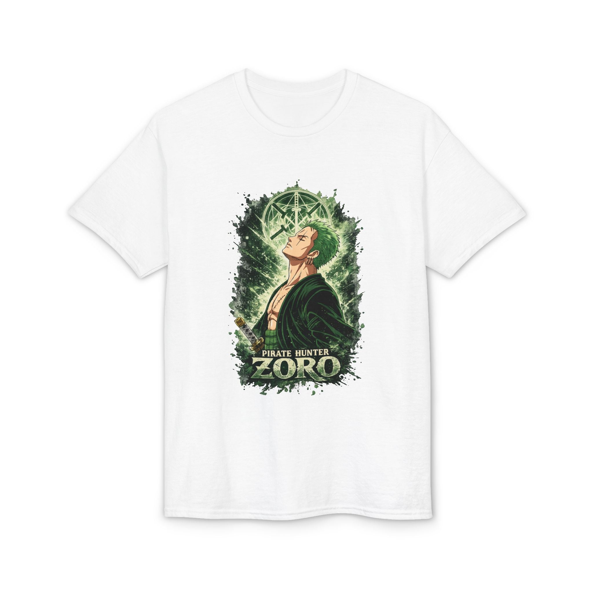 Anime Pirate Hunter Tee — "Zoro" Graphic T-Shirt