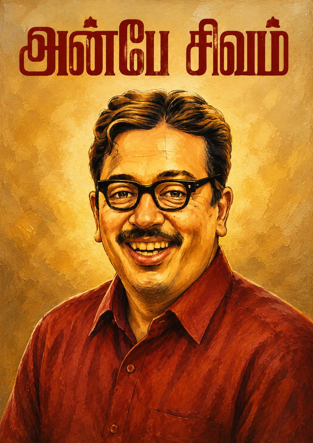 Anbe Sivam Poster – Tamil Classic Cinema Wall Art